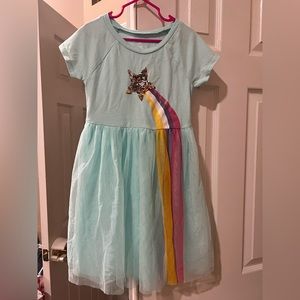 Shooting star teal dress flawless very very cute sequins